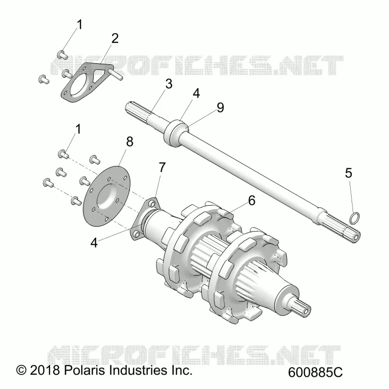TREN, JACKSHAFT AND DRIVESHAFT