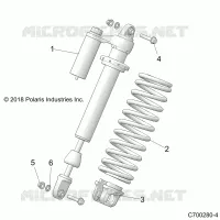 SUSPENSION, CHOQUE FRONTAL MOUNTING
