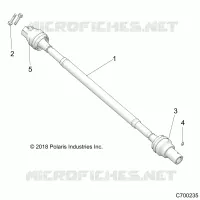 TREN, REAR PROP SHAFT
