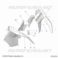 GUARDABARROS DELANTERO FLARES