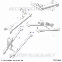 SUSPENSION TRASERA CONTROL ARMS