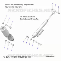 SUSPENSION TRASERA SUSP. SHOCKS MNTG.