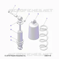 SUSPENSION, CHOQUE FRONTAL TRACK (7043995)