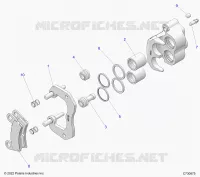 BRAKES, PINZA TRASERA