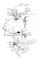 MONTAJE DEL DEPÓSITO DE COMBUSTIBLE 6X6 UPDATED 2-91 (4919811981004A)