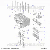 ENGINE, CULATA AND VALVES