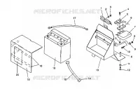 CAJA DE BATERIA ASSEMBLY RXL/0930768 and RXL SKS/0930568 (4922992299028A)