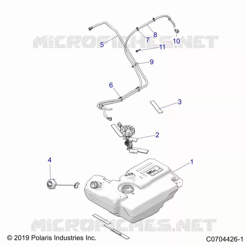 SISTEMA DE COMBUSTIBLE, FUEL TANK