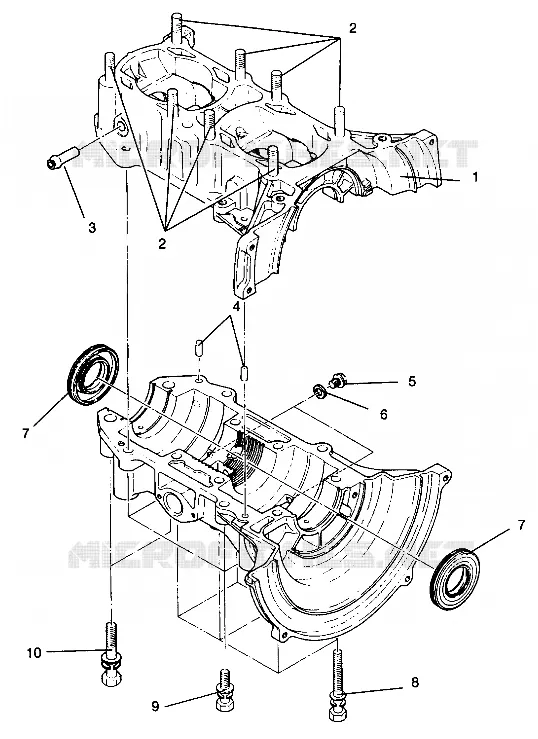 CAJA DEL CIGÜEÑAL ASSEMBLY SUPER SPORT 0940743 (4927742774027A)