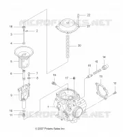 MOTOR, CARBURADOR, UPPER