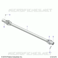 TREN, PROP SHAFT, FRONT