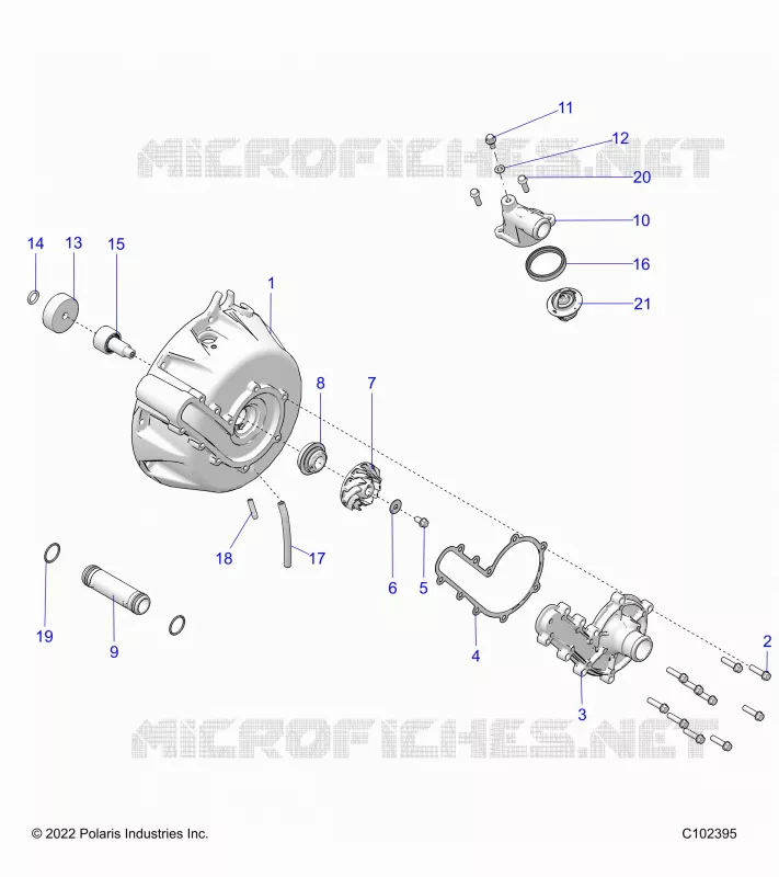 ENGINE, SISTEMA DE REFRIGERACIÃ“N AND WATER PUMP
