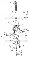 CARBURADOR (RMK) 500 RMK 0972964 (4938393839D03A)