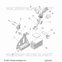 ELECTRICA, BATTERY, MANUAL START POWER UP COMPONENTS