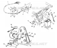 ELECTRICA/LUZ DE LA COLA TRAIL BOSS W97AA25C (4940574057C002)
