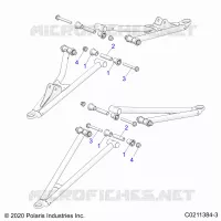 SUSPENSIÃ“N DELANTERA A-ARM MOUNTING