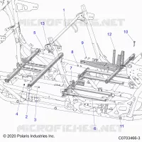 CHASSIS, SEAT AND CENTER MONTAJE DE LA CONSOLA