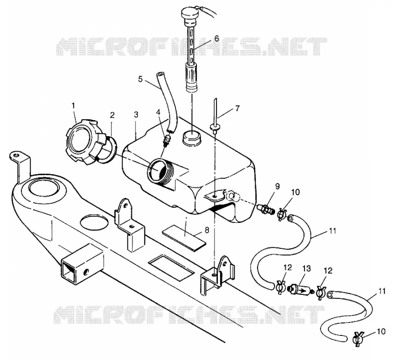 TANQUE DE ACEITE Trail Boss W97AA25C (4940574057A012)