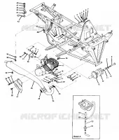 ENGINE AND SOPORTE ESCAPE (4918411841005A)