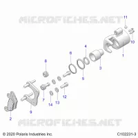 BRAKES, PINZA TRASERA