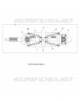 DRIVE TRAIN, TRASERO UNIDAD SHAFT, 1333335