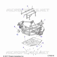 CHASSIS, MAIN FRAME AND ESQUÃD PLATES