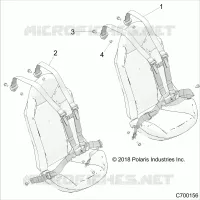 ASIENTO BELT MOUNTING