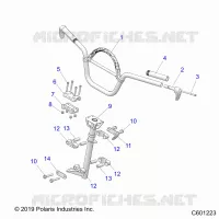 STEERING, SOPORTE DE MANILLAR