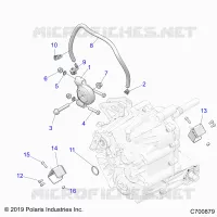 TREN, MAIN GEARCASE MOUNTING
