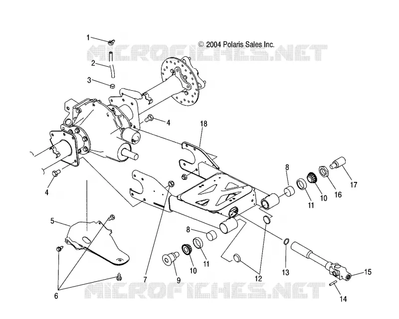 brazo oscilante/EJE POSTERIOR MOUNTING