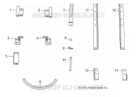 OPCIONES, 2 PASS HARD DOOR REPLACEMENT HARDWARE