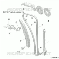 LA CADENA DE LEVAS AND TENSIONER