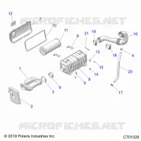 ENGINE, TOMA DE AIRE SYSTEM