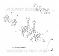 MOTOR, CIGUEÑAL AND BALANCE SHAFT