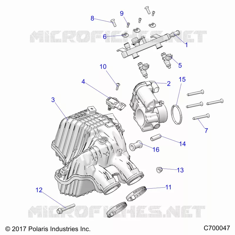 ENGINE, TOMA DE AIRE MANIFOLD