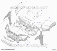 CAPUCHA AND FRONT FENDERS