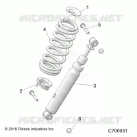 SUSPENSION, CHOQUE FRONTAL MOUNTING