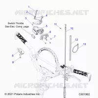 MOTOR, THROTTLE CONTROL ASM.
