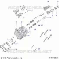 CILINDRO HEAD, CAMS AND VALVES