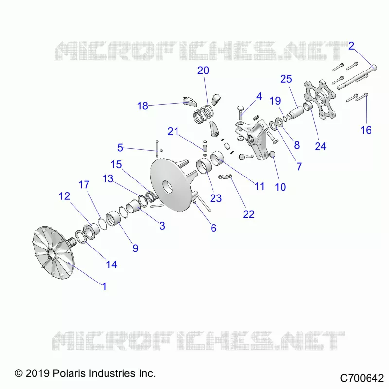 TREN, PRIMARY CLUTCH