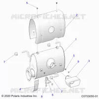 ENGINE, SISTEMA DE ESCAPE, SILENCER