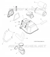 MOTOR, TOMA DE AIRE (BUILT 10/23/10 AND AFTER)