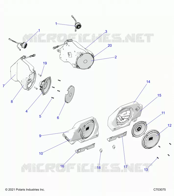 ELECTRICA, AUDIO, SPEAKERS RIDE COMMAND