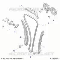 LA CADENA DE LEVAS AND TENSIONER