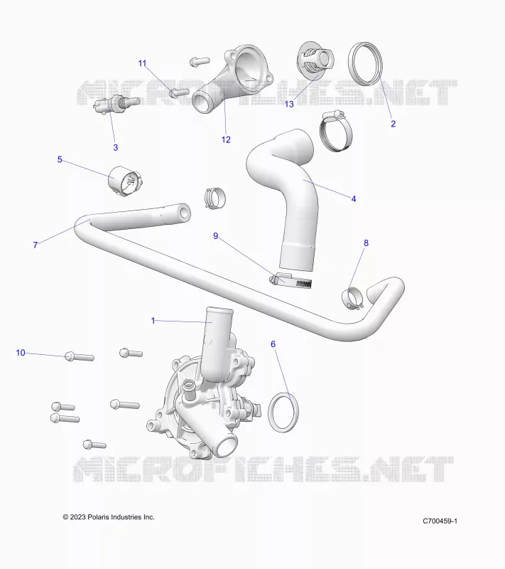 MOTOR, WATERPUMP AND BYPASS