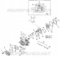 CARBURADOR (SL 700) SL 700 B974071 AND INTL. SL 700 I974071 (4940874087C008)