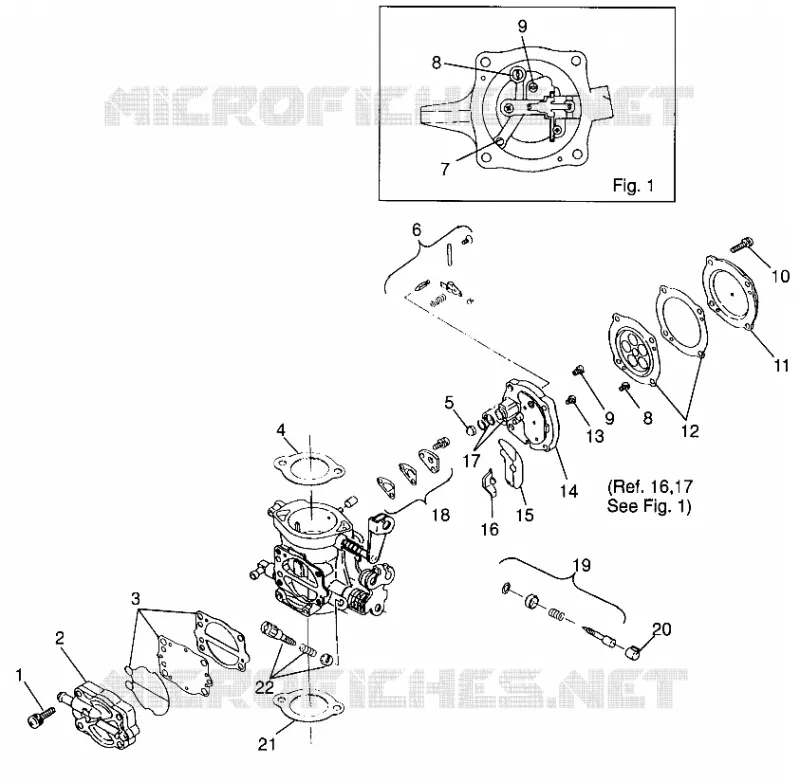 CARBURADOR (SL 700) SL 700 B974071 AND INTL. SL 700 I974071 (4940874087C008)