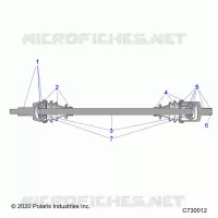 TREN, FRONT HALF SHAFT