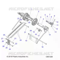 SUSPENSION, TRASERO ARM PAR