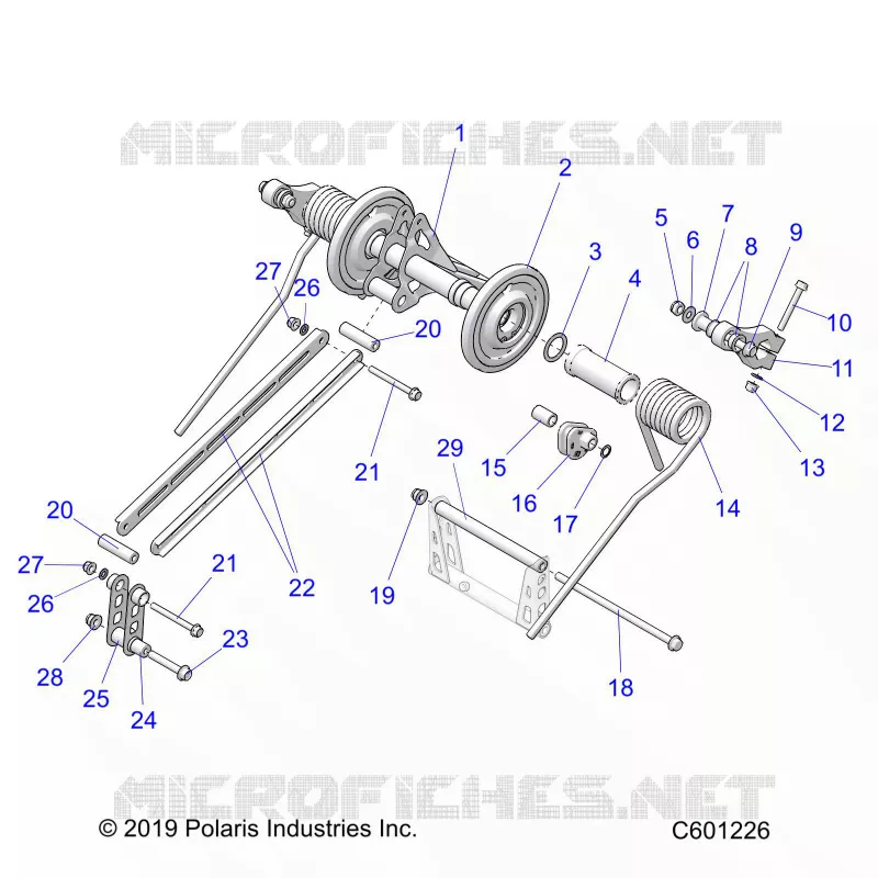 SUSPENSION, TRASERO ARM PAR